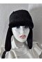 Unisex 100% Sheepskin Pilot Hat, Kalpak with Snap Fasteners - 2