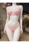 Pink Underwire Bra Panty Set - 3
