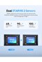 كاميرا A229 Ultra 2CH Dual 4K Dash Cam الأمامية والخلفية - 4
