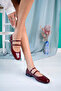 Double Helmeted Women's Casual Ballet Flats Square Toe She_02 - 3