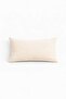 Velvet Textured Cream Throw Pillow Cover (1 Piece) - 2