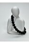 Lav Stone Natural Bracelet Black