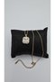 Stainless Steel Gold Color Baguette Model Zircon Stone Necklace - 6
