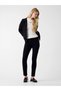 Gj Sleeveless Crew Neck Embroidered Slim Fit Women's Cream Top W6Rp21Ka0H1-G053 - 2