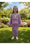 Ballerina Cappuccina Printed 3-Ply Shard Fleece-Lined Top Girl's Set - 6