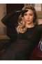 Women's Tulle Blouse, Transparent Blouse, Sexi, Party - 3