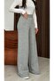 Gray Women's Comfortable Fit Knitwear Trousers Size 38/40 - 7