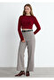 Burgundy Kael Crop Blouse - 4