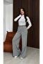 Gray Women's Comfortable Fit Knitwear Trousers Size 38/40 - 5