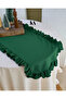 Mossy Linen Frilly Runner 40X120Cm - 3
