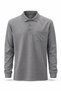 Plus Size Men's Polo Neck Long Sleeve Combed Cotton Sweatshirt - 7523 - 2