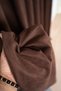 Ada Fon Velour Curtain Economic Elegant Suitable for Any Room Living Room Children's Bedroom 1/2.5 Pile Brown - 4