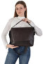 Genuine Leather Unisex Brown Laptop Bag (Notebook Bag, MacBook Bag and Briefcase) - 7
