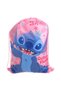 Pink Backpack with Stitch Pattern "Cute & Fluffy" 34x44.5cm