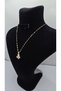 Stainless Steel Gold Color Butterfly Model, Zircon Stone Necklace - 3