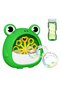Green Frog Soap Bubble Maker & 50ml Refill