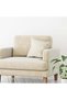 Ecru Cushion Cover with Embossed Pattern 45x45cm - 2