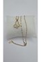 Stainless Steel Gold Color Butterfly Model, Zircon Stone Necklace - 6