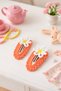 Daisy Amigurumi Hand Knitted Snap Clip 2-Piece Buckle Baby Kids Hair Clip Handmade - 2