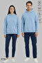 Dear Couple Combination Hoodie Hooded Fleece-Lined Oversized Cotton Sweatshirt (Sold Individually)