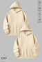 Dear Couple Combination Hoodie Hooded Fleece-Lined Oversized Cotton Sweatshirt (Sold Individually) - 7