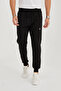 Men's Sweatpants, Narrow Leg, Elastic Waist Part, Back Pocket, Elastic Leg, Zippered Combed Cotton ally-330 - 5