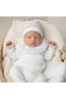 Baby Girl Hospital Discharge Set 0-3 Months Brodeled Blanket and Romper Set - 4