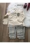 Children's Set of 2 Pants and Half-Shirt with Shirt Collar for Boys Aged 2/6 - 4