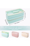 Lunch Box, 4-3-2-Compartment, 1100ML, Microwave & Dishwasher Safe, BPA Free (Green 312) - 6
