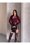Long Sleeve Premium Quality Knitwear Sweater with Scarf - 5