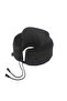 2-in-1 Self-Inflating Memory Foam Travel Pillow | One-Twist Inflate – Black - 7