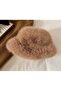 Camel Peluş Kalpak Şapka - 3
