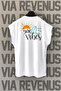 Surf Vibes Back Printed Zero Sleeve 100% Cotton Sports Tshirt