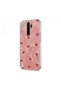 Xiaomi Redmi Note 8 Pro Compatible Case Pink Heart Silicone Case Red - 2