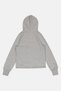 Women Sportswear Fit Long Sleeve Full Zip Outdoor Hoodie, Grey - 3