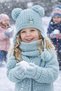 Anti-Pilling Fleece Lining, Pon Pon Details, Girls' Scarf, Beanie, and Glove Set