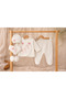 Baby Girl Floral Butterfly Embroidered 5-Piece Hospital Release Bodysuit Set - 4