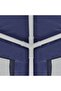 Party Tent with 6 Mesh Sidewalls Blue 6x4 m HDPE - 5