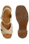 Women Studded Raffia Clog Sandals in Natural - 4