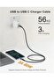Ctoby Type C Cable 3M, USB A to USB C Nylon Braided Cable - 4