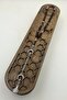 Marbled Cream-Brown Ankle-Length Barley Cut Amber Rosary - 2