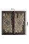 Handmade Persian Khatam Chess Set with Backgammon and Marble Stone Pieces – A Timeless Mas - 3