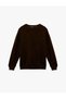 Long Sleeve Basic Oversized Crew Neck Sweatshirt