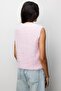 7005 women's long-sleeved sweater - pink - 4