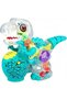 Transparent Dinosaur Toy Moving Gears LED Lights Electric Walking T-Rex Mechanical Animal STEM Toy - 2