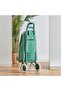 Folding Essential Shopping Trolley - Wheels Green Leaf - 3