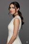 Women's Floral Stone Detailed Tulle Choker Bow Tie Neck Collar - 5
