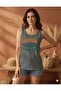 Tropical Paradise Printed Women's Off-Shoulder Strap Tshirt