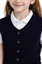Atabay 139-01-26 Girl's School Uniform Navy Blue Buttoned Vest Comfortable Fit Daily Use 6/11 Years Old - 6