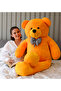 160 cm Giant Plush Teddy Bear with Bow Tie – Ultra Large Hugging Gift Toy - 2
